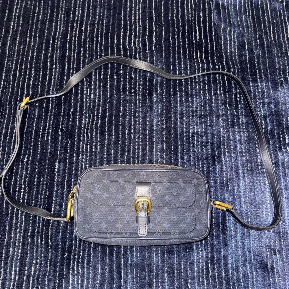 Louis Vuitton Navy Monogram Crossbody Bag
